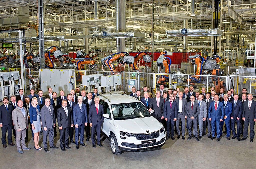 La producción en serie del Skoda Karoq se inicia en Kvasiny