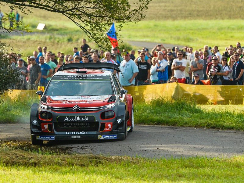 Mikkelsen da aire a Citroën, KO de Sordo en Alemania