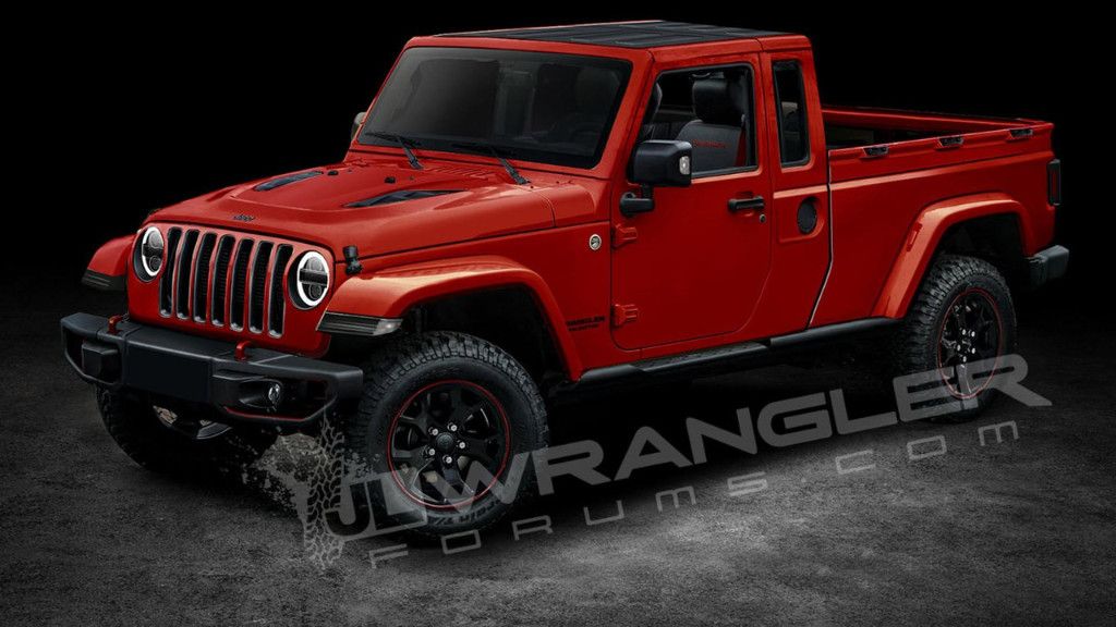 Jeep Wrangler JT: así será la nueva variante pick-up del Wrangler