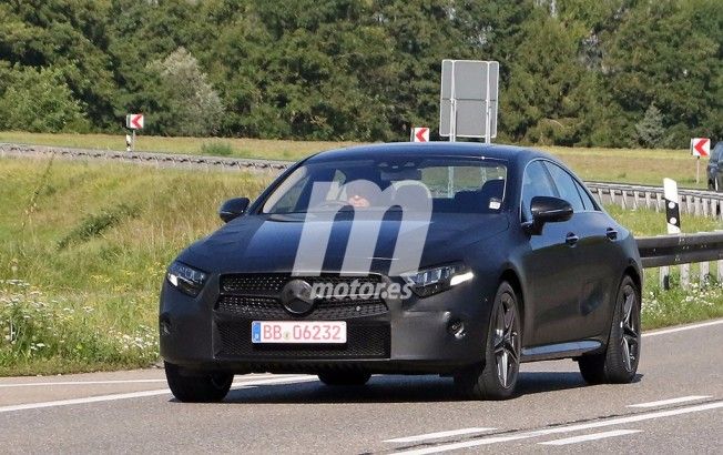 Mercedes Clase CLS 2018 - foto espía frontal