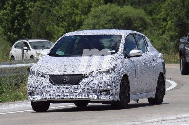 Nissan Leaf 2018 - foto espía