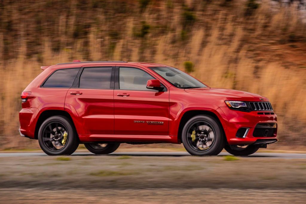 El Jeep Grand Cherokee Trackhawk es más caro que el Challenger Demon