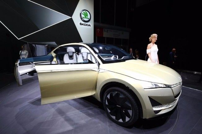 Skoda Vision E Concept - frontal