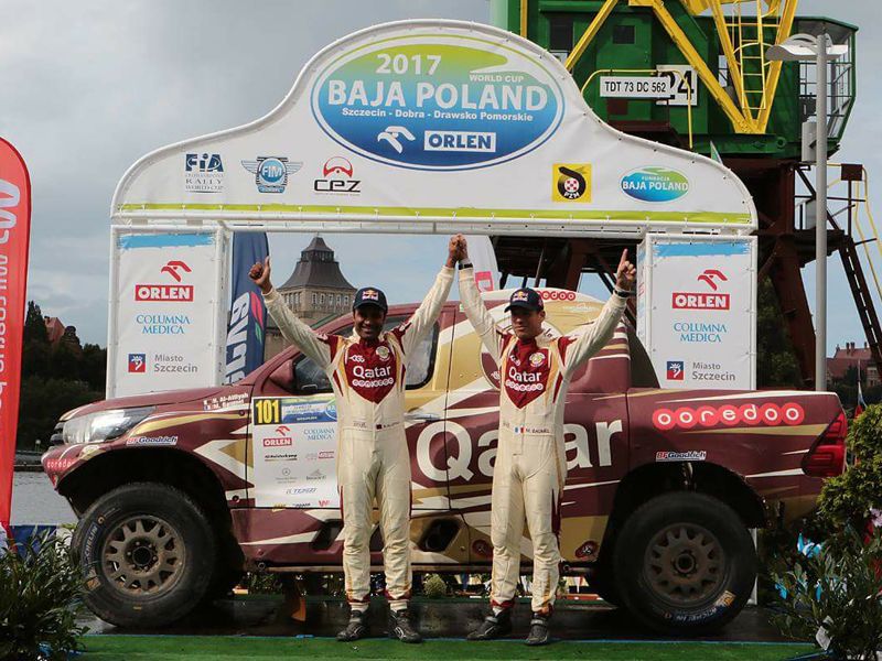 Nasser Al-Attiyah no falla y gana la Baja Polonia