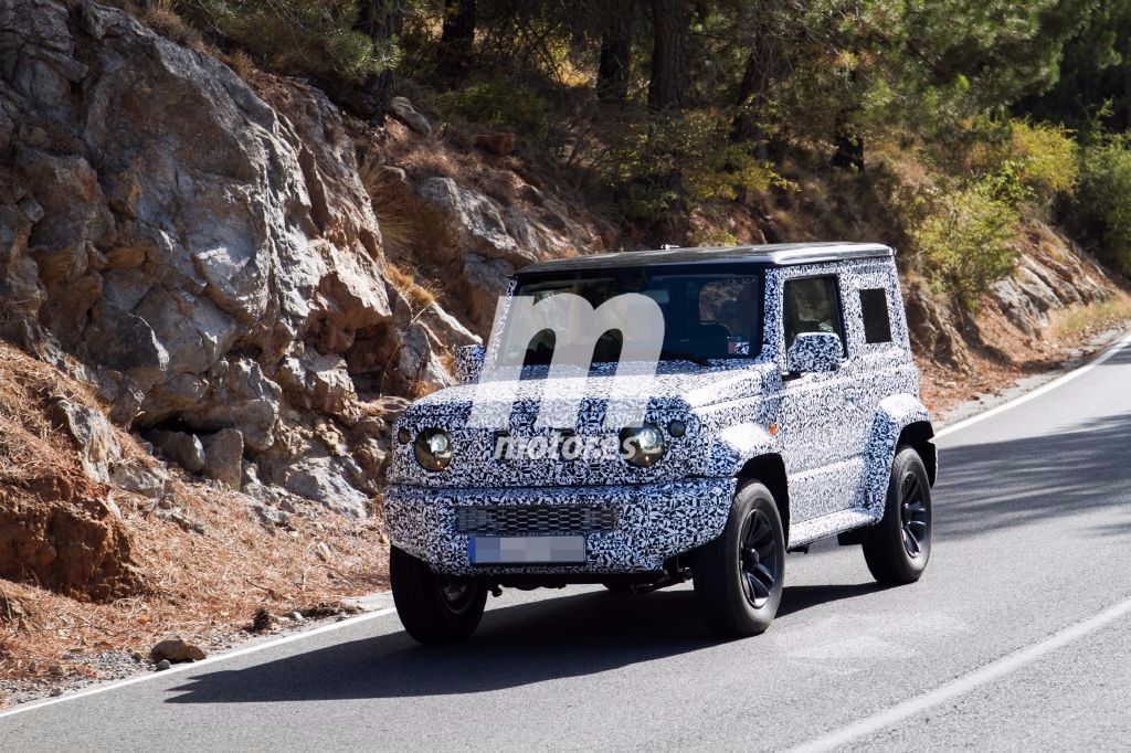 Vídeo del Suzuki Jimny 2019 durante una sesión de pruebas