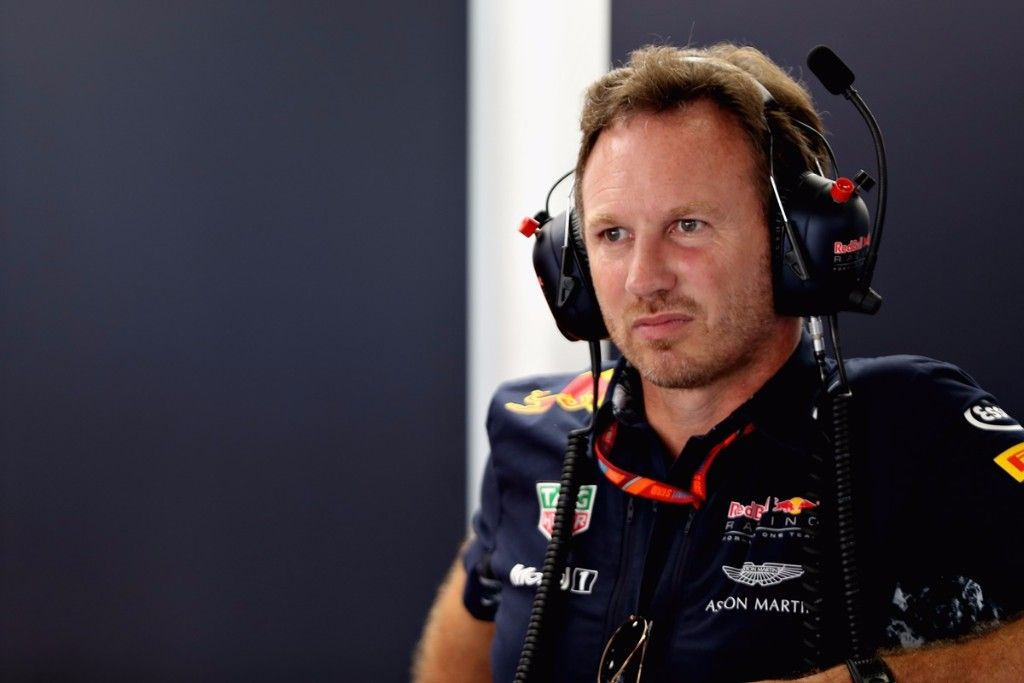 Horner inisinúa que una ampolla en el neumático dejó a Verstappen sin victoria