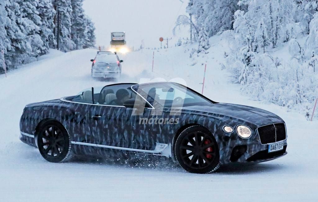 El nuevo Bentley Continental GTC cazado al desnudo por primera vez