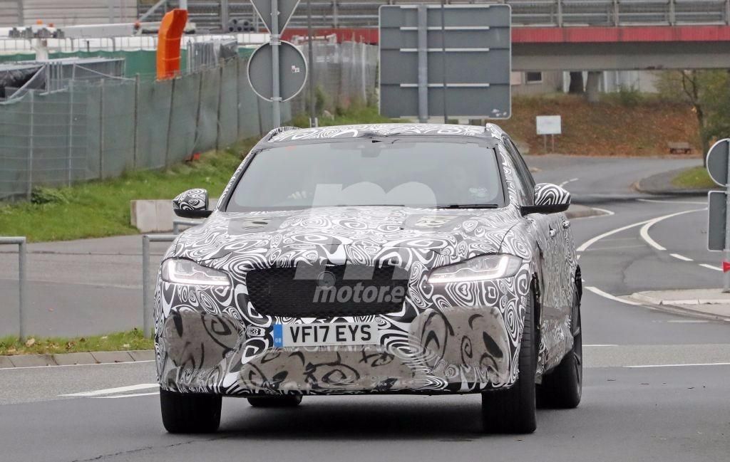 El nuevo Jaguar F-Pace SVR se pasea por los alrededores de Nürburgring