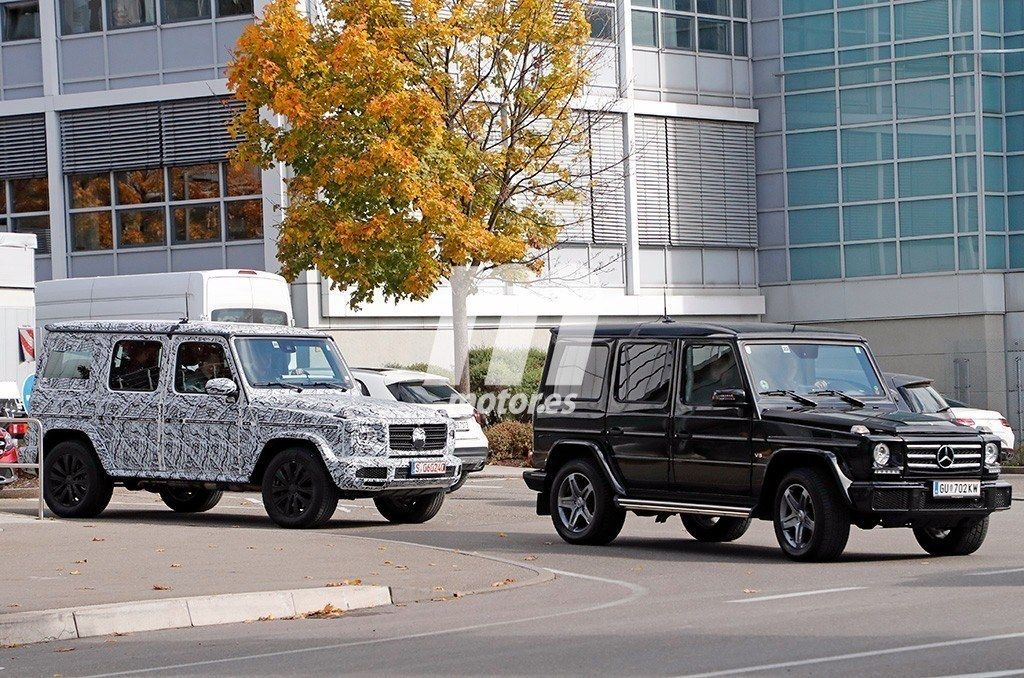 Los nuevos Mercedes Clase G y G63 AMG continúan sus pruebas cerca del cuartel general en Alemania