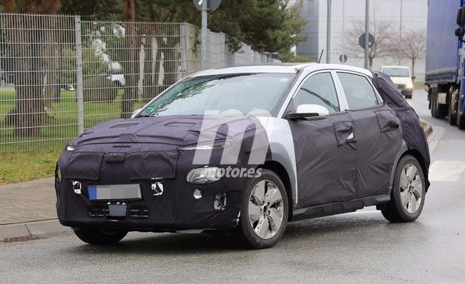 Hyundai Kona EV 2018 - foto espía