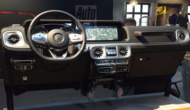 Mercedes Clase G 2018 - foto espía interior