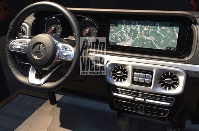 Mercedes Clase G 2018 - foto espía interior