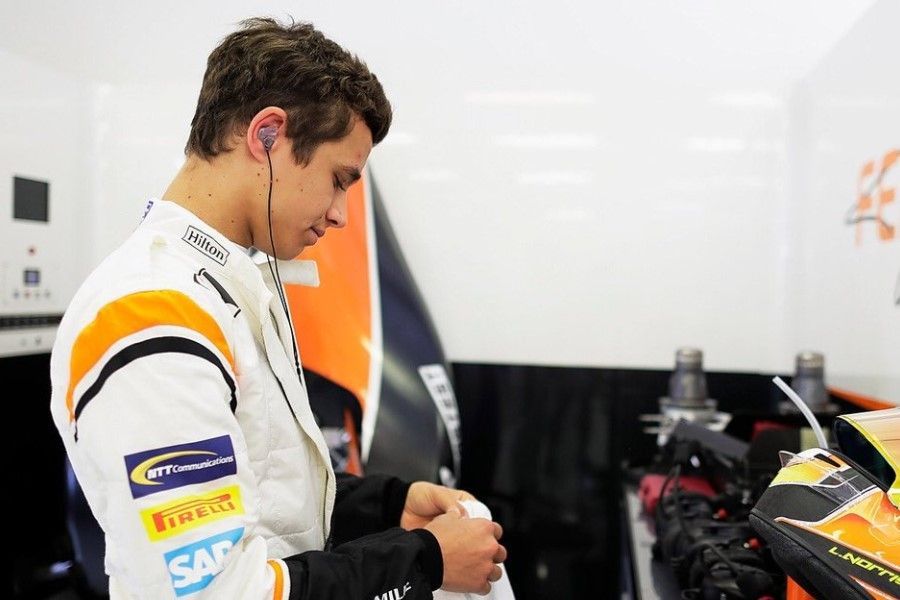 Lando Norris debutará en F2 en Abu Dhabi con Campos