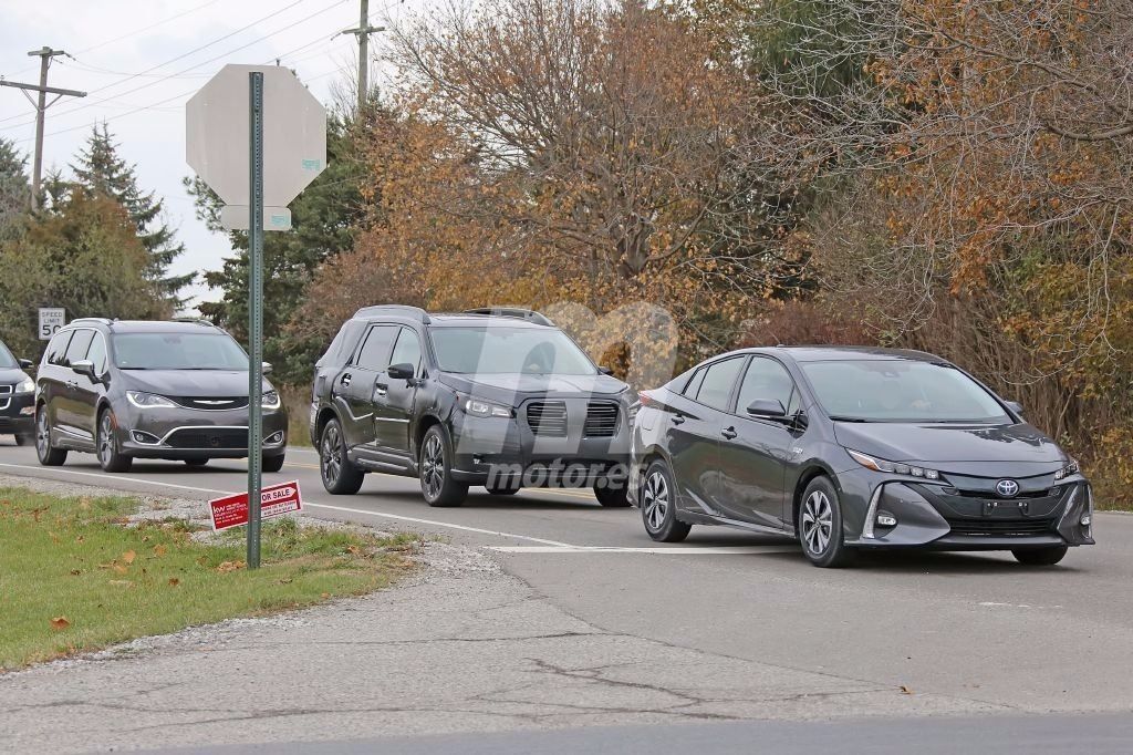 El nuevo Subaru Ascent, cazado antes de su presentación en el Salón de Los Ángeles