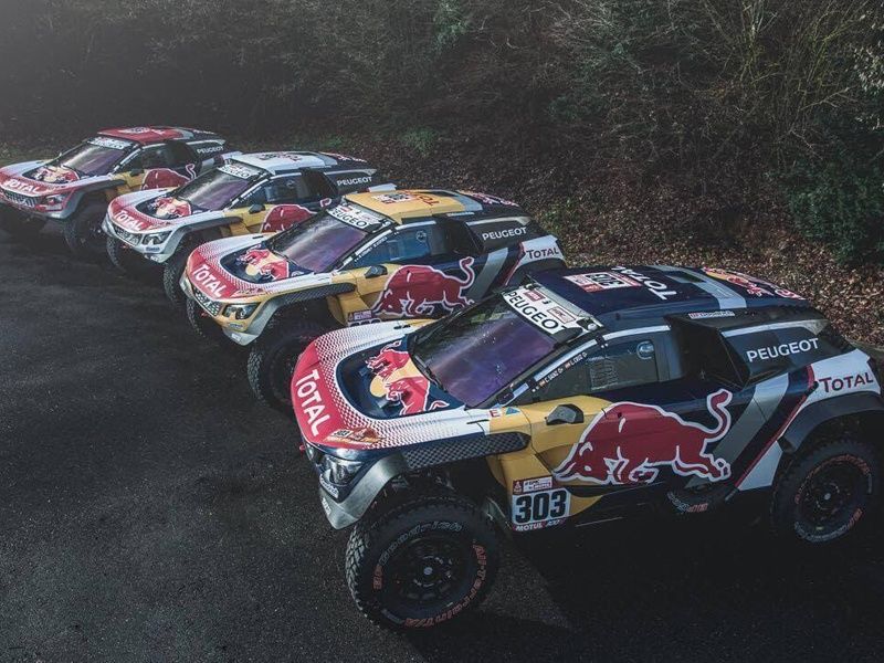 Dakar 2018: Un color por cada Peugeot 3008 DKR Maxi