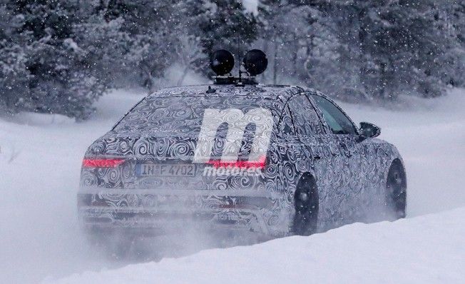 Audi A6 2018 - foto espía posterior