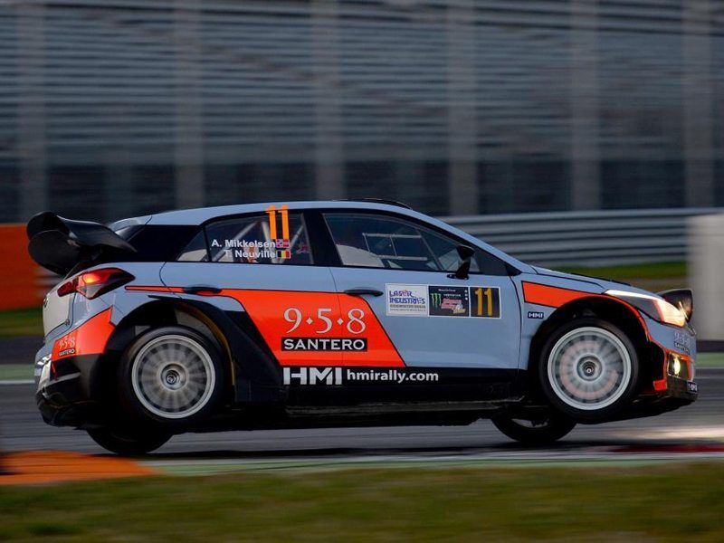 Mikkelsen y Neuville inician el Monza Rally Show al frente