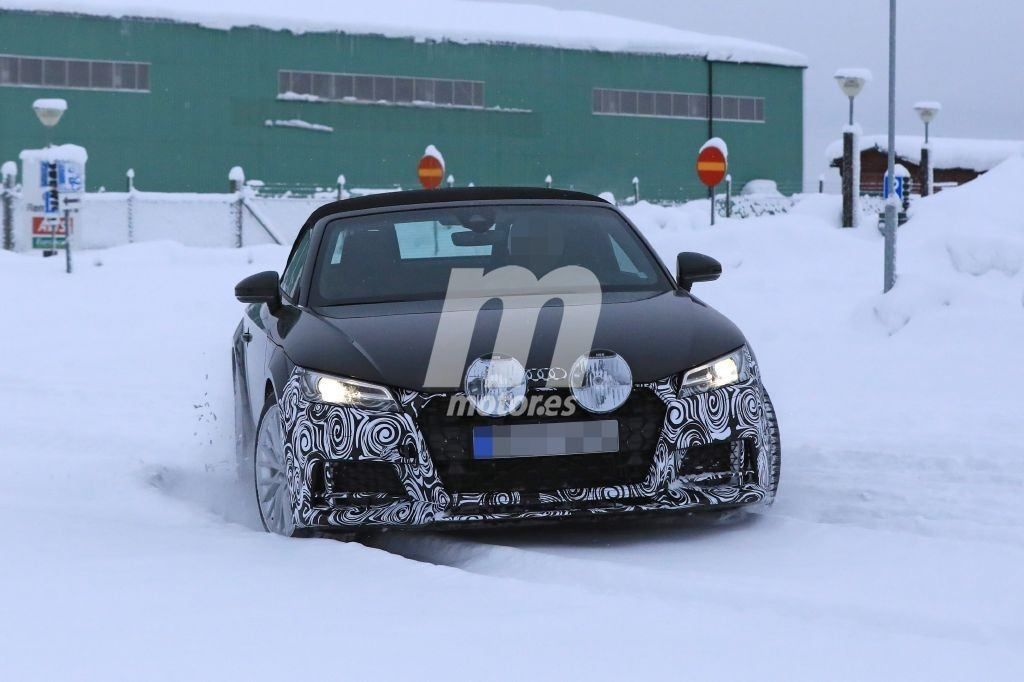 Audi TT Roadster 2019: las primeras imágenes del facelift durante sus pruebas