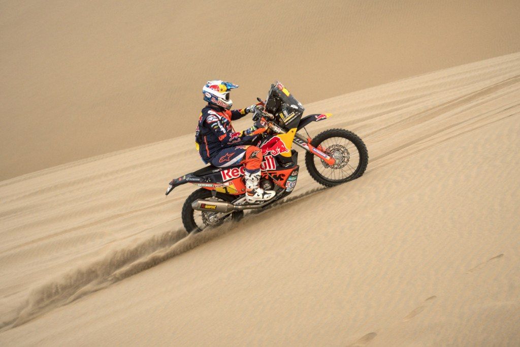 Dakar 2018, etapa 3: Victoria de autoridad de Sunderland