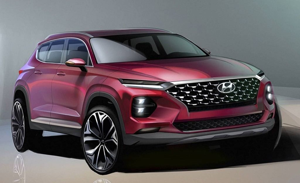 Hyundai anticipa el nuevo Santa Fe con unas ilustraciones