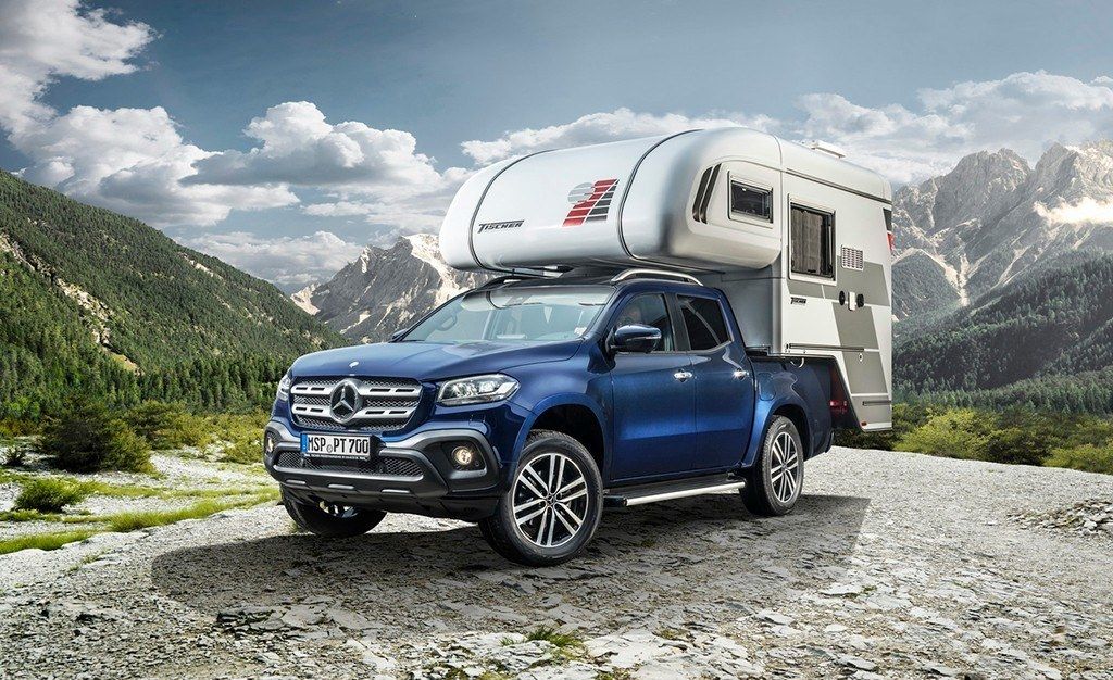 El nuevo Mercedes Clase X muestra sus aptitudes como autocaravana