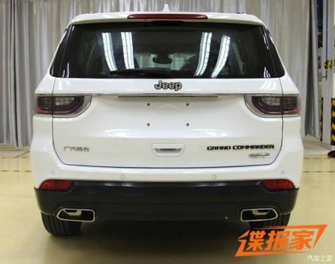 Jeep Grand Commander 2019 - foto espía posterior