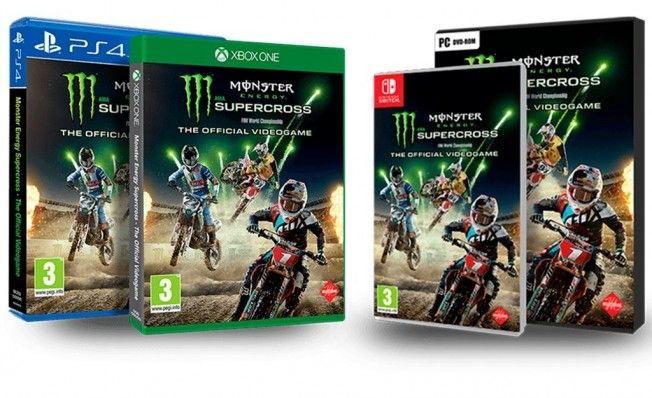 Monster Energy Supercross - carátulas