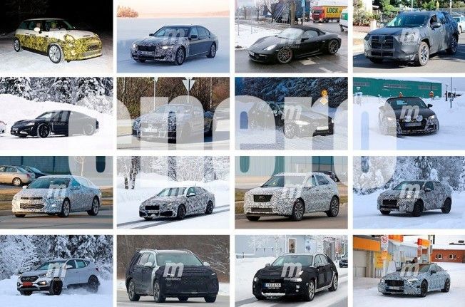 Las mejores fotos espía de coches de enero de 2018