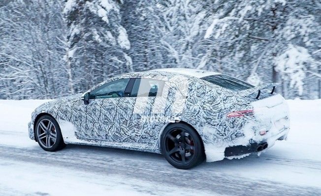 Mercedes-AMG GT Coupé - foto espía posterior