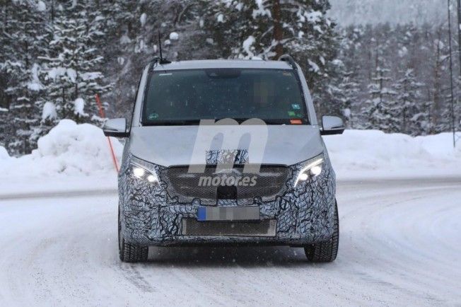 Mercedes Clase V 2019 - foto espía frontal