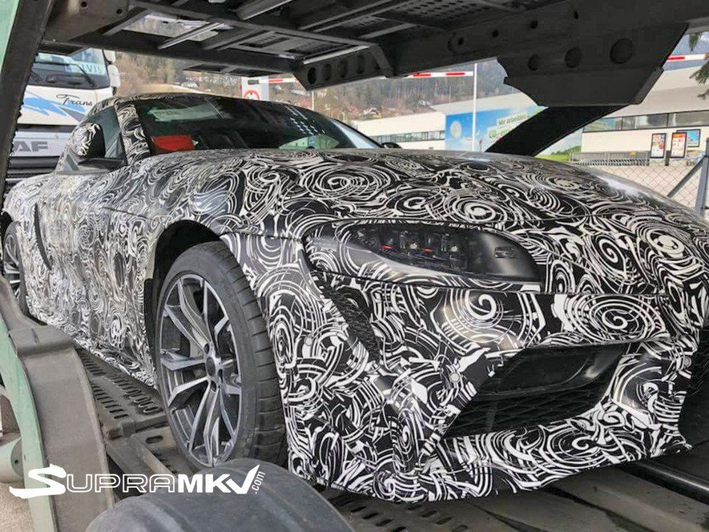 El Toyota Supra muestra sus primeros rasgos al perder camuflaje