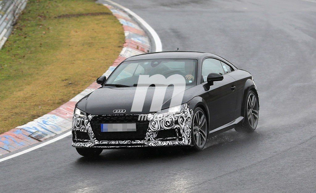 El esperado lavado de cara del Audi TT se enfrenta a Nürburgring