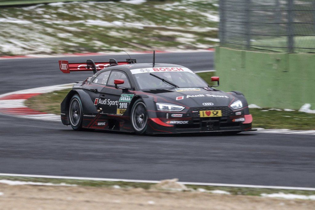 Estreno con lluvia y nieve de los nuevos DTM en Vallelunga