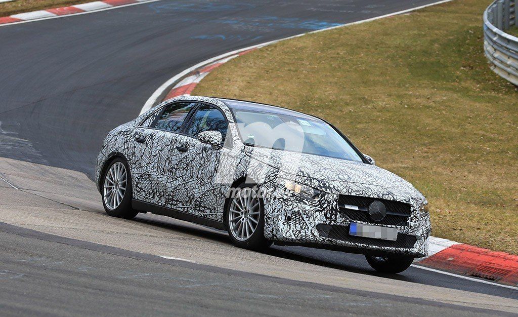 El esperado Mercedes Clase A Sedán ya rueda por Nürburgring