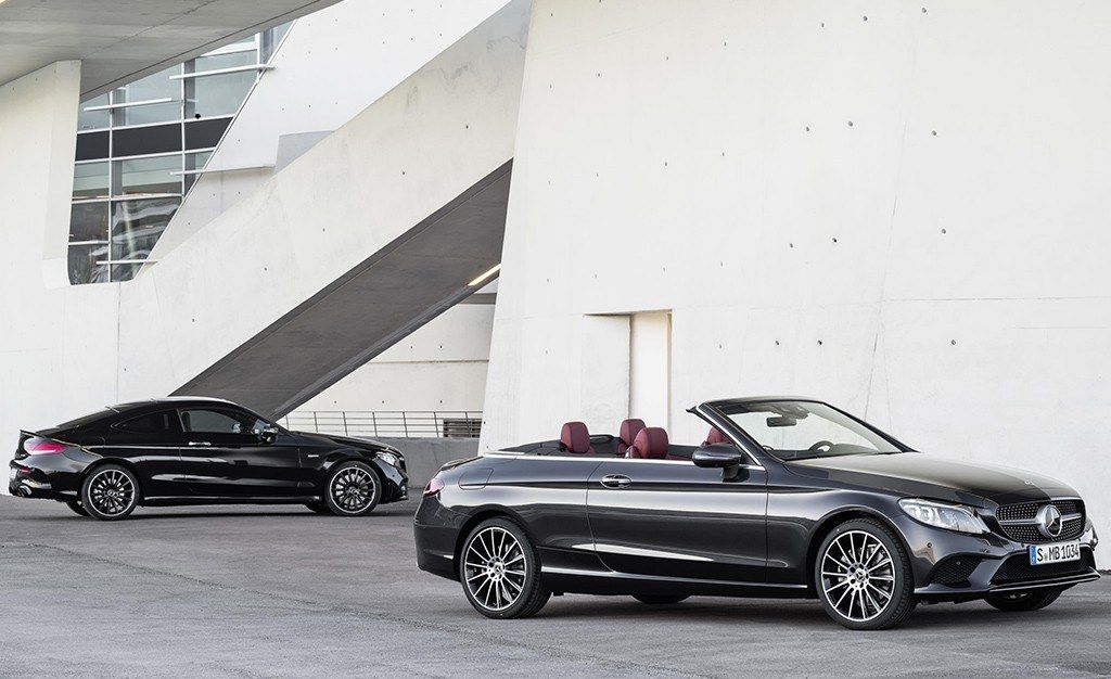 Los nuevos Mercedes Clase C Coupé y Cabrio 2018 se presentan en sociedad