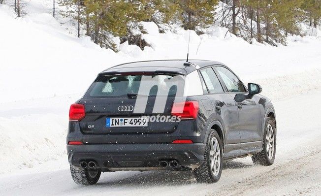 Audi SQ2 2019 - foto espía posterior