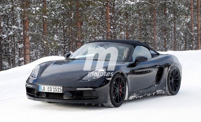 Porsche 718 Boxster Spyder 2018 - foto espía