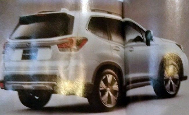 Subaru Forester 2019 - filtración