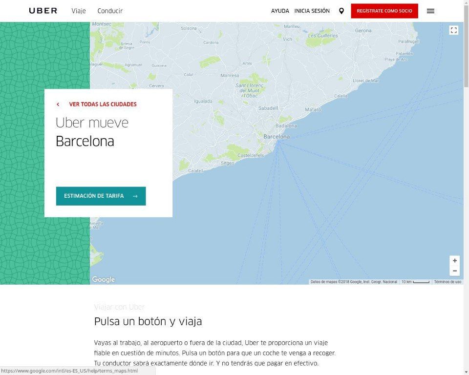 Uber ha vuelto a Barcelona