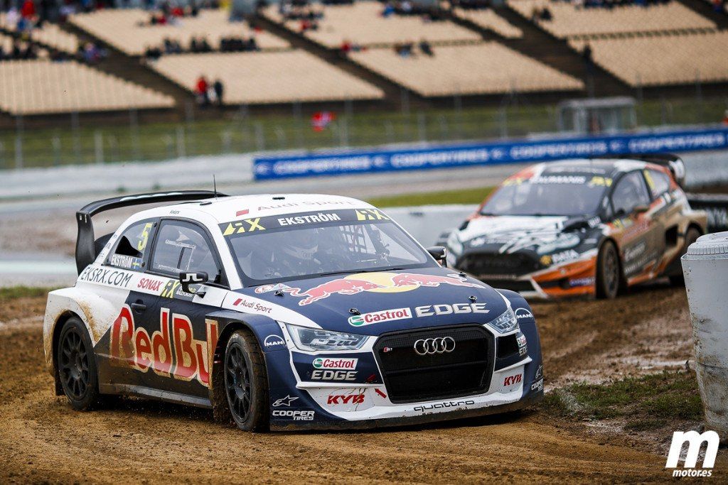 Mattias Ekström gana la cita del World RX en Barcelona