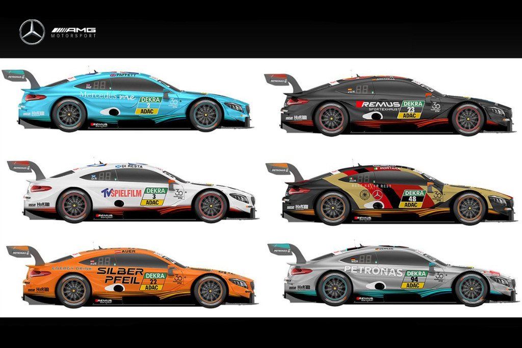 Mercedes y Audi desvelan las libreas de sus DTM 2018