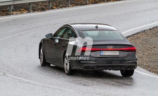 Audi S7 Sportback 2018 - foto espía posterior