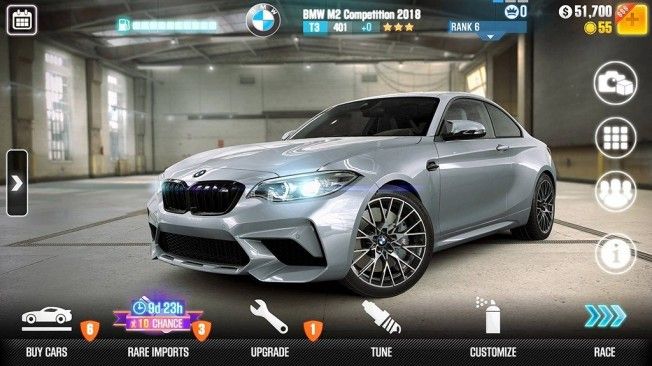 BMW M2 Competition en CSR Racing 2