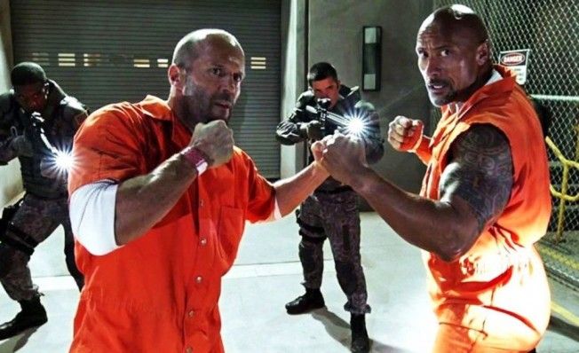 Jason Statham y Dwayne Johnson