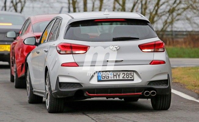 Hyundai i30 N Sport - foto espía posterior