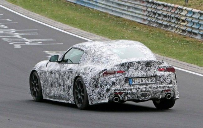 Toyota Supra 2019 - foto espía posterior