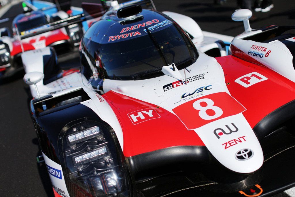 Toyota simula perder una rueda con el TS050 Hybrid