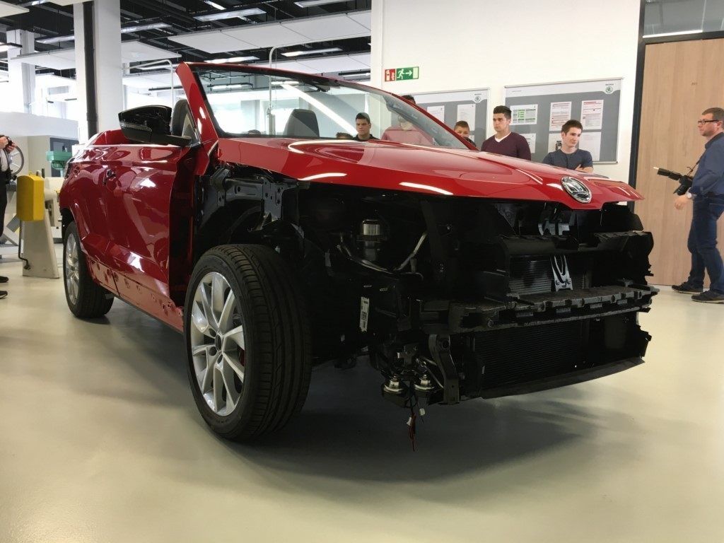 El Skoda Karoq Cabrio se materializa en un prototipo a escala real