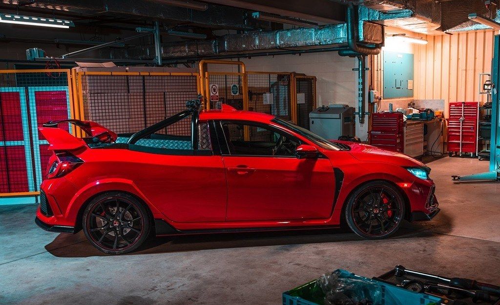 La «bizarrada» del día: convertir un Honda Civic Type R en un pick-up