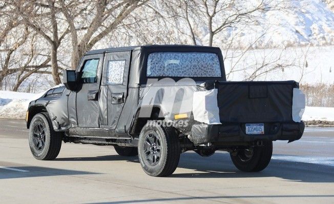 Jeep Scrambler 2019 - foto espía posterior